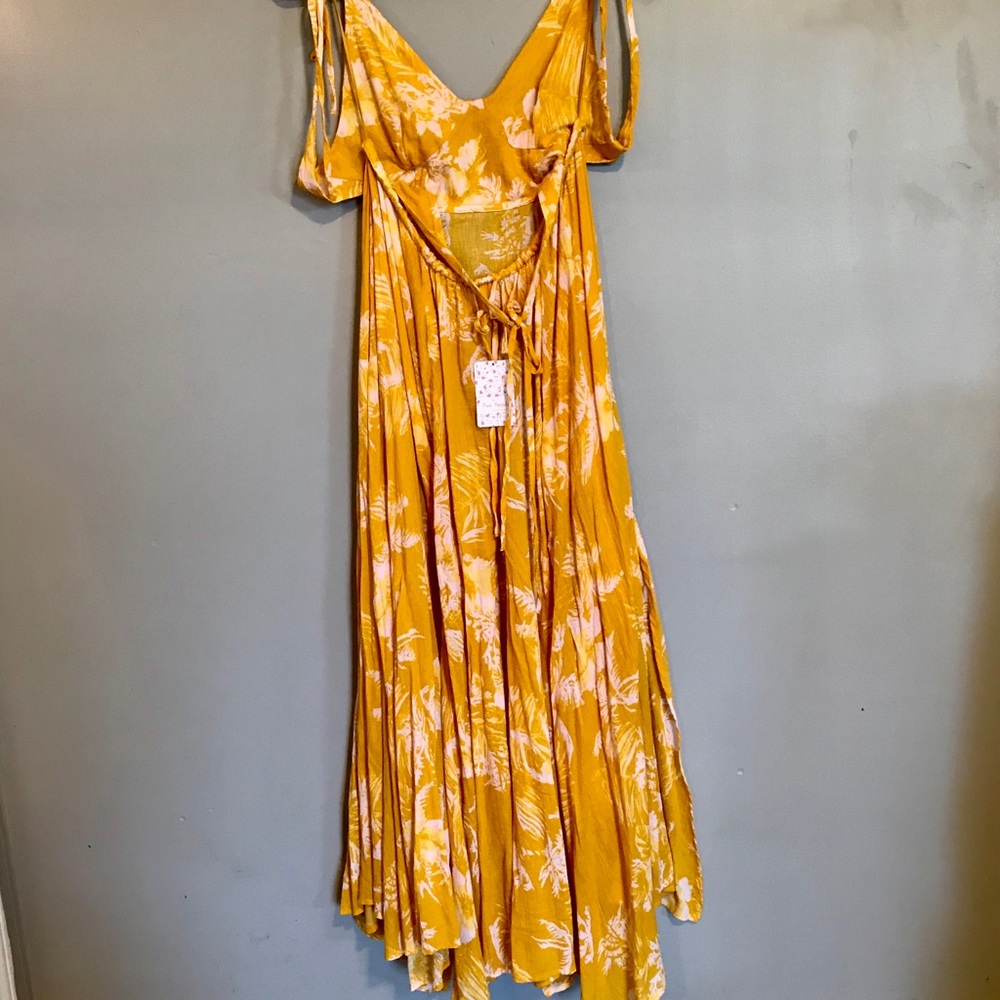 NWT Free People | Lille Maxi Dress | Yellow - Picture 5 of 8
